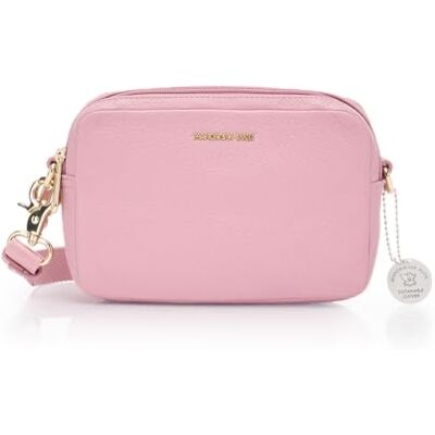 Mandarina Duck Mellow Leder-Kameratasche, Damen, Lilac Rose Mandarina Duck Mellow Leder-Kameratasche, Damen, Lilac Rose
