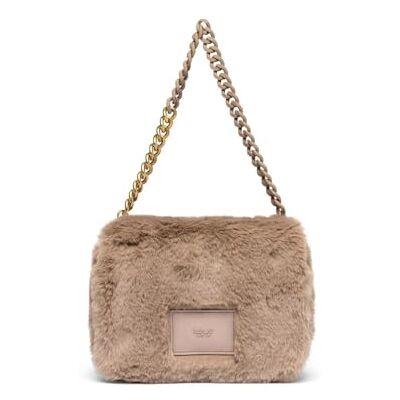 REPLAY Crossbody Bag Taupe Gray REPLAY Crossbody Bag Taupe Gray