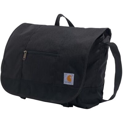 Carhartt Unisex, Durable Water-Resistant Work Kuriertasche, Ripstop Messenger Bag (Schwarz) Carhartt Unisex, Durable Water-Resistant Work Kuriertasche, Ripstop Messenger Bag (Schwarz)