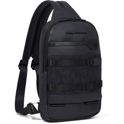 Piquadro FXP Mono Sling Bag Black Piquadro FXP Mono Sling Bag Black