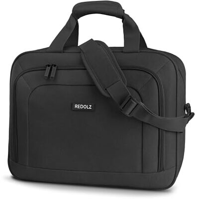 REDOLZ Laptoptasche Bordtasche Handgepäck Aktentasche Kabinentasche für Flugzeug 40 x 12 x 30 cm Travel Schultertasche für Frauen & Männer zum umhängen (Essentials 12) REDOLZ Laptoptasche Bordtasche Handgepäck Aktentasche Kabinentasche für Flugzeug 40 x 12 x 30 cm Travel Schultertasche für Frauen & Männer zum umhängen (Essentials 12)