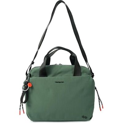 Hedgren TOMOKO Damen Handtasche mit 2 Henkeln – Wasserabweisende Schultertasche aus recyceltem Material mit verstellbarem Gurt & Flaschenfach Duck Green Hedgren TOMOKO Damen Handtasche mit 2 Henkeln – Wasserabweisende Schultertasche aus recyceltem Material mit verstellbarem Gurt & Flaschenfach Duck Green