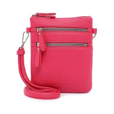 Emily & Noah Umhängetasche E&N Emma 60392 Damen Handtaschen Uni darkpink 675 Emily & Noah Umhängetasche E&N Emma 60392 Damen Handtaschen Uni darkpink 675