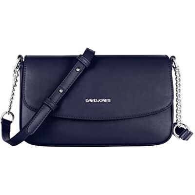 David Jones Damen Umhängetasche Klein Crossbody Bag PU Leder Tasche Rechteckige Kette Handtasche Frau Schultertasche Abendtasche Clutch Alltag Modisch Elegant Reise Party Handy Dunkelblau David Jones Damen Umhängetasche Klein Crossbody Bag PU Leder Tasche Rechteckige Kette Handtasche Frau Schultertasche Abendtasche Clutch Alltag Modisch Elegant Reise Party Handy Dunkelblau