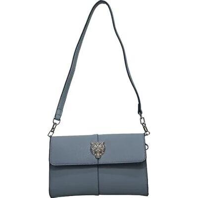 PLEIN SPORT Unisex Clutch ZOE Handtasche, Light Blue PLEIN SPORT Unisex Clutch ZOE Handtasche, Light Blue