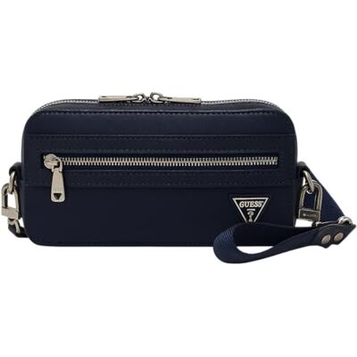 Guess Schultertasche mit Schulterriemen, Berlin Kameratasche, Blau Nacht, Marineblau Guess Schultertasche mit Schulterriemen, Berlin Kameratasche, Blau Nacht, Marineblau