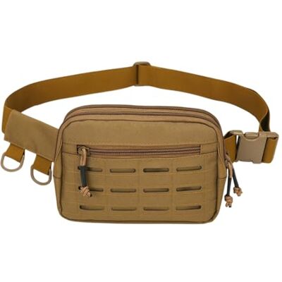 MiOYOOW Taktische Hüfttasche, Verstellbare Gürteltasche, Molle Umhängetasche mit Gurtband und Schnellverschluss zum Radfahren, Wandern, Jagen und Angeln MiOYOOW Taktische Hüfttasche, Verstellbare Gürteltasche, Molle Umhängetasche mit Gurtband und Schnellverschluss zum Radfahren, Wandern, Jagen und Angeln