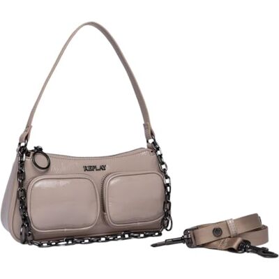 Replay Damen Handtasche Glänzend, Rosa (Moon Light 0109), Onesize Replay Damen Handtasche Glänzend, Rosa (Moon Light 0109), Onesize