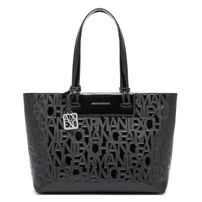 Armani Exchange Women's Liz, all over logo, classic style Black Armani Exchange Women's Liz, all over logo, classic style Black