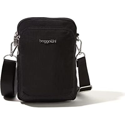 Baggallini Damen Modern Everywhere Explorer Crossbody, Schwarz Baggallini Damen Modern Everywhere Explorer Crossbody, Schwarz