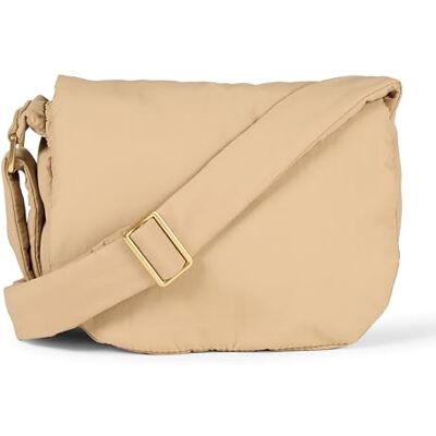Amazon Damen Verstellbare Umhänge-Überschlagtasche Aus Nylon, Khaki., Einheitsgröße Amazon Damen Verstellbare Umhänge-Überschlagtasche Aus Nylon, Khaki., Einheitsgröße