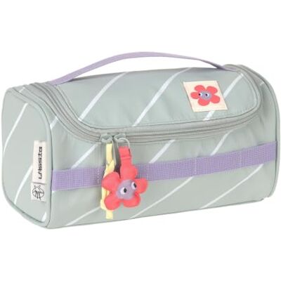 LÄSSIG Kulturbeutel Happy Trails Mini Washbag Flower grau LÄSSIG Kulturbeutel Happy Trails Mini Washbag Flower grau