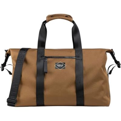 Replay Herren Duffle Bag Tasche, Butter Nut 0230 (Braun), Einheitsgröße Replay Herren Duffle Bag Tasche, Butter Nut 0230 (Braun), Einheitsgröße
