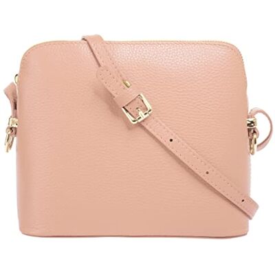 Cluty Umhängetasche Echt Leder Damen Made in Italy, Smartphonefach, Handtasche aus Leder, Crossbody Bag mit Reißverschluss, kleine Schultertasche Cluty Umhängetasche Echt Leder Damen Made in Italy, Smartphonefach, Handtasche aus Leder, Crossbody Bag mit Reißverschluss, kleine Schultertasche