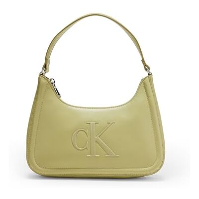 Calvin Damen RAISED CK SMALL SHOULDER BAG LV04F3230G Crossover, Braun (Mint Tea), One Size, Braun (Mint Tea), One Size Calvin Damen RAISED CK SMALL SHOULDER BAG LV04F3230G Crossover, Braun (Mint Tea), One Size, Braun (Mint Tea), One Size