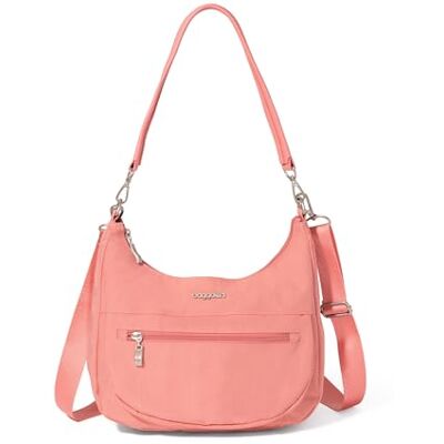 Baggallini Moderne Tasche, Halbmondtasche, 27,9 x 26,7 cm, mit austauschbaren Riemen, verwandelt sich in eine Umhängetasche, Terrakotta, Einheitsgröße Baggallini Moderne Tasche, Halbmondtasche, 27,9 x 26,7 cm, mit austauschbaren Riemen, verwandelt sich in eine Umhängetasche, Terrakotta, Einheitsgröße