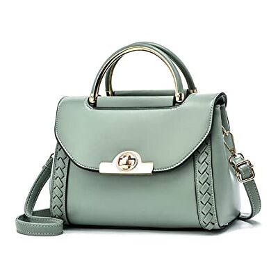 NICOLE & DORIS Damen Handtasche Klein Umhängetasche PU Leder Handtaschen Elegante Schultertasche Crossbody Messenger Bag Top Griff Tasche mit Verstellbar Abnehmbar Schultergurt Grün NICOLE & DORIS Damen Handtasche Klein Umhängetasche PU Leder Handtaschen Elegante Schultertasche Crossbody Messenger Bag Top Griff Tasche mit Verstellbar Abnehmbar Schultergurt Grün