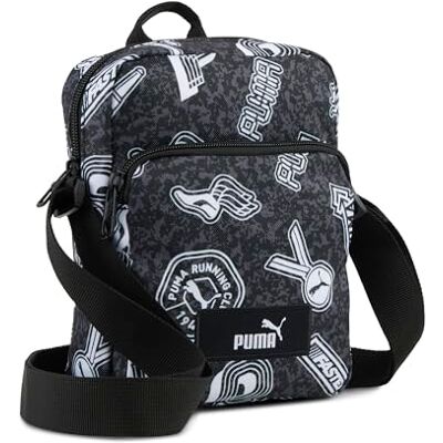 Puma Umhängetasche Academy AOP Portable Bag Black-Running Badges AOP schwarz Puma Umhängetasche Academy AOP Portable Bag Black-Running Badges AOP schwarz