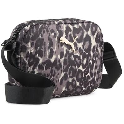 Puma POP Crossbody Bag Damen Schultertasche Black-Leopard AOP Einheitsgröße Puma POP Crossbody Bag Damen Schultertasche Black-Leopard AOP Einheitsgröße