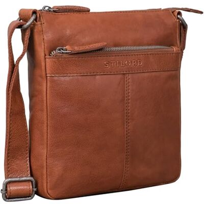STILORD Aspen Kleine Vintage Umhängetasche Leder Mini Messenger Bag Ledertasche Handtasche zum Umhängen Cross Body Bag Tragetasche Echt-Leder für Damen und Herren Farbe:schwarz STILORD Aspen Kleine Vintage Umhängetasche Leder Mini Messenger Bag Ledertasche Handtasche zum Umhängen Cross Body Bag Tragetasche Echt-Leder für Damen und Herren Farbe:schwarz