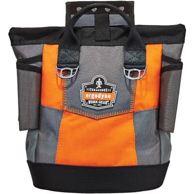 Ergodyne Arsenal 5527 Werkzeugtasche mit Schnappverschluss, Einheitsgröße, Schwarz/Orange Ergodyne Arsenal 5527 Werkzeugtasche mit Schnappverschluss, Einheitsgröße, Schwarz/Orange