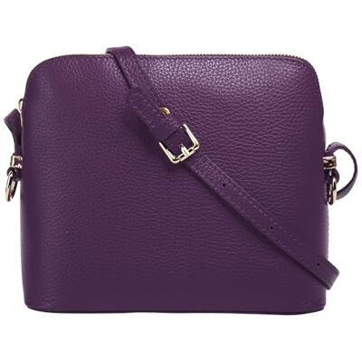 Cluty Umhängetasche Echt Leder Damen Made in Italy, Smartphonefach, Handtasche aus Leder, Crossbody Bag mit Reißverschluss, kleine Schultertasche Cluty Umhängetasche Echt Leder Damen Made in Italy, Smartphonefach, Handtasche aus Leder, Crossbody Bag mit Reißverschluss, kleine Schultertasche