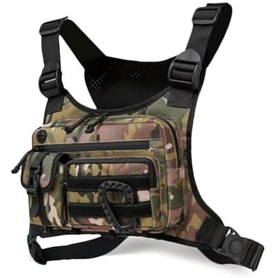 FANDARE Taktische Brusttasche EDC Laufweste Tasche Unterarm Schultertasche Schulterholster Umhängetasche Unterarm Holster Crossbody Tasche für Herren Damen Wandern Camping Reisen FANDARE Taktische Brusttasche EDC Laufweste Tasche Unterarm Schultertasche Schulterholster Umhängetasche Unterarm Holster Crossbody Tasche für Herren Damen Wandern Camping Reisen