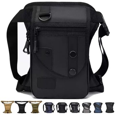 LLELEMAMO Taktische 3-in-1 Beintasche: Wetterfest & Extrem Robust, Drop Leg Waist Pack für Wandern Camping, Motorrad-Hüfttasche für Damen Herren, Outdoor Gürteltasche zum Radfahren Reisen & Arbeit (1Pc-B) LLELEMAMO Taktische 3-in-1 Beintasche: Wetterfest & Extrem Robust, Drop Leg Waist Pack für Wandern Camping, Motorrad-Hüfttasche für Damen Herren, Outdoor Gürteltasche zum Radfahren Reisen & Arbeit (1Pc-B)