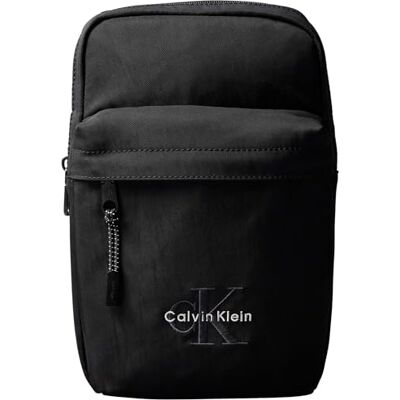 Calvin Herren Crossbody Bag Tasche Bold Sling mit Außentasche, Schwarz (Black), Einheitsgröße Calvin Herren Crossbody Bag Tasche Bold Sling mit Außentasche, Schwarz (Black), Einheitsgröße