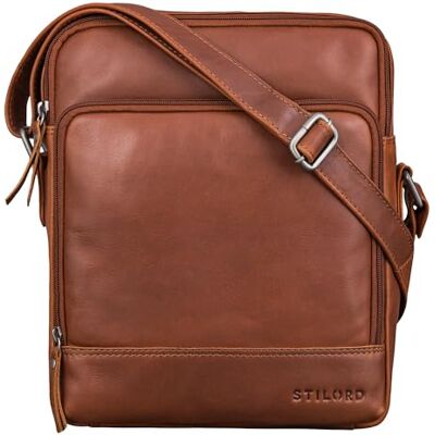 STILORD Faro Vintage Umhängetasche Herren Klein Leder Messenger Bag 11 Zoll Tablettasche Ledertasche Männer Echtleder Tasche Retro Crossbody Bag Schultertasche Freizeit Farbe:sila braun STILORD Faro Vintage Umhängetasche Herren Klein Leder Messenger Bag 11 Zoll Tablettasche Ledertasche Männer Echtleder Tasche Retro Crossbody Bag Schultertasche Freizeit Farbe:sila braun