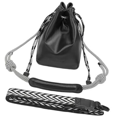 Hrtyvhin Leder Kameratasche, DSLR Einsatz, Handtaschen, Kordelzug, Objektivtasche, kleine Kameratasche, Schulter Crossbody Taschen, Kordelzug Tasche Hrtyvhin Leder Kameratasche, DSLR Einsatz, Handtaschen, Kordelzug, Objektivtasche, kleine Kameratasche, Schulter Crossbody Taschen, Kordelzug Tasche