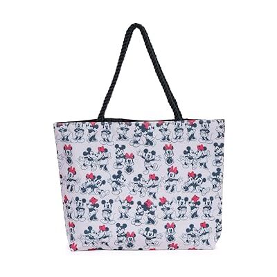 Disney Tote Travel Bag Mickey and Minnie Mouse Print Disney Tote Travel Bag Mickey and Minnie Mouse Print