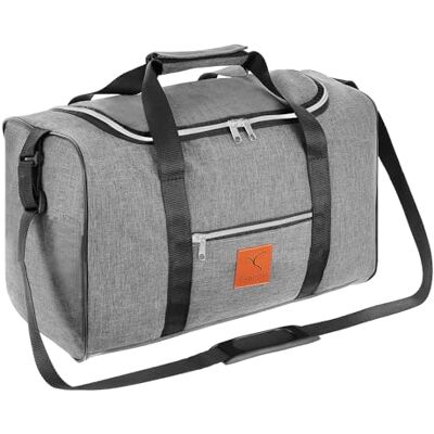 Granori Handgepäck Reisetasche 40x30x25 cm ET2 Leichte Flugzeug Bord-/ Kabinengepäck Tasche 30 l für Damen und Herren Max. Maße Flug Gepäck Kabinentasche mit Schultergurt für Eurowings (Grau) Granori Handgepäck Reisetasche 40x30x25 cm ET2 Leichte Flugzeug Bord-/ Kabinengepäck Tasche 30 l für Damen und Herren Max. Maße Flug Gepäck Kabinentasche mit Schultergurt für Eurowings (Grau)