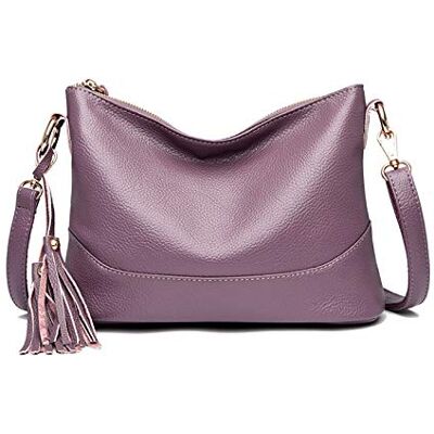 NICOLE & DORIS Fashion Unterarmtasche leichte Handtasche Damen PU Leder Tasche Mode Elegant Schultertasche Frauen Umhängetasche Designer Taschen Lila NICOLE & DORIS Fashion Unterarmtasche leichte Handtasche Damen PU Leder Tasche Mode Elegant Schultertasche Frauen Umhängetasche Designer Taschen Lila