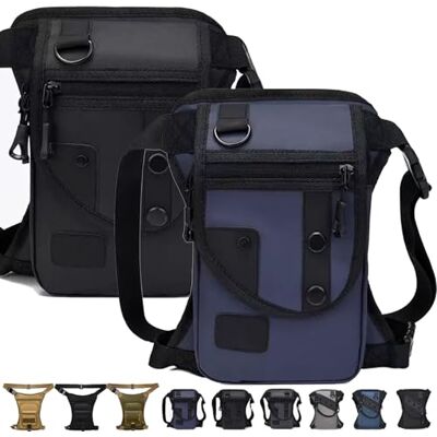 LLELEMAMO Taktische 3-in-1 Beintasche: Wetterfest & Extrem Robust, Drop Leg Waist Pack für Wandern Camping, Motorrad-Hüfttasche für Damen Herren, Outdoor Gürteltasche zum Radfahren Reisen & Arbeit (2Pcs-I) LLELEMAMO Taktische 3-in-1 Beintasche: Wetterfest & Extrem Robust, Drop Leg Waist Pack für Wandern Camping, Motorrad-Hüfttasche für Damen Herren, Outdoor Gürteltasche zum Radfahren Reisen & Arbeit (2Pcs-I)