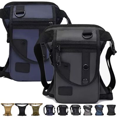 LLELEMAMO Taktische 3-in-1 Beintasche: Wetterfest & Extrem Robust, Drop Leg Waist Pack für Wandern Camping, Motorrad-Hüfttasche für Damen Herren, Outdoor Gürteltasche zum Radfahren Reisen & Arbeit (2Pcs-K) LLELEMAMO Taktische 3-in-1 Beintasche: Wetterfest & Extrem Robust, Drop Leg Waist Pack für Wandern Camping, Motorrad-Hüfttasche für Damen Herren, Outdoor Gürteltasche zum Radfahren Reisen & Arbeit (2Pcs-K)