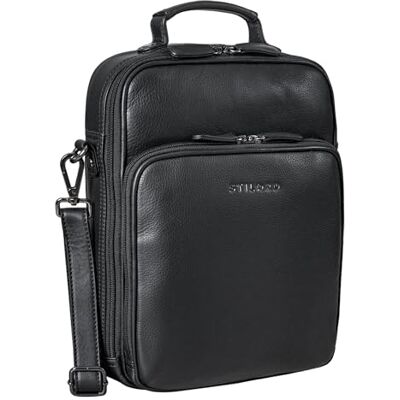 STILORD Can Männer Tasche Leder groß Vintage Herrentasche Umhängetasche 13,3 Zoll Cross-Body Bag Leder Unikat für den modernen Mann Echtleder Farbe:mittel braun STILORD Can Männer Tasche Leder groß Vintage Herrentasche Umhängetasche 13,3 Zoll Cross-Body Bag Leder Unikat für den modernen Mann Echtleder Farbe:mittel braun