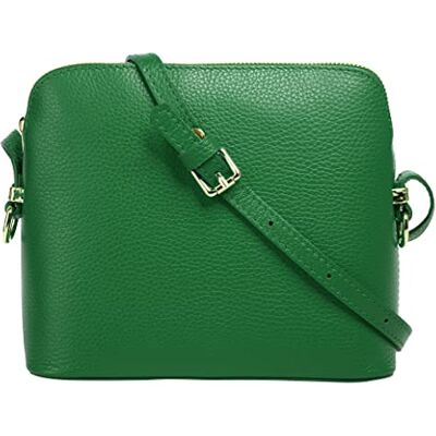 Cluty Umhängetasche Echt Leder Damen Made in Italy, Smartphonefach, Handtasche aus Leder, Crossbody Bag mit Reißverschluss, kleine Schultertasche Cluty Umhängetasche Echt Leder Damen Made in Italy, Smartphonefach, Handtasche aus Leder, Crossbody Bag mit Reißverschluss, kleine Schultertasche