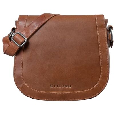 STILORD Diana Handtasche Damen Leder Braun Elegante Umhängetasche Frauen Kleine Tasche Schultertasche Crossbody Bag Ausgehtasche Vintage Echtleder Farbe:Toretto Dunkelbraun STILORD Diana Handtasche Damen Leder Braun Elegante Umhängetasche Frauen Kleine Tasche Schultertasche Crossbody Bag Ausgehtasche Vintage Echtleder Farbe:Toretto Dunkelbraun