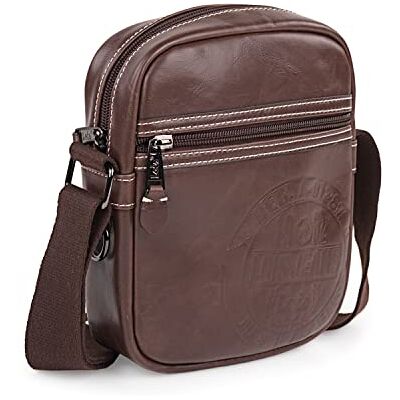 Lois Men's Leather Crossbody Messenger Bag Stylish Herrentasche Umhängen Leder Shoulder Bag Vintage Lederhandtasche Herren Casual Travel, Braun Lois Men's Leather Crossbody Messenger Bag Stylish Herrentasche Umhängen Leder Shoulder Bag Vintage Lederhandtasche Herren Casual Travel, Braun