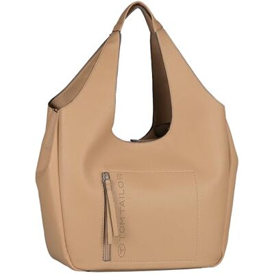 TOM TAILOR Analisa Damen Shopper Umhängetasche Reißverschluss Groß Camel Braun TOM TAILOR Analisa Damen Shopper Umhängetasche Reißverschluss Groß Camel Braun