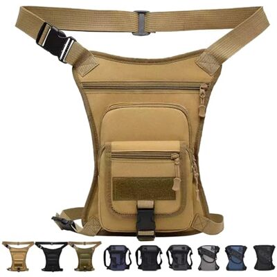 LLELEMAMO Taktische 3-in-1 Beintasche: Wetterfest & Extrem Robust, Drop Leg Waist Pack für Wandern Camping, Motorrad-Hüfttasche für Damen Herren, Outdoor Gürteltasche zum Radfahren Reisen & Arbeit (1Pc-H) LLELEMAMO Taktische 3-in-1 Beintasche: Wetterfest & Extrem Robust, Drop Leg Waist Pack für Wandern Camping, Motorrad-Hüfttasche für Damen Herren, Outdoor Gürteltasche zum Radfahren Reisen & Arbeit (1Pc-H)