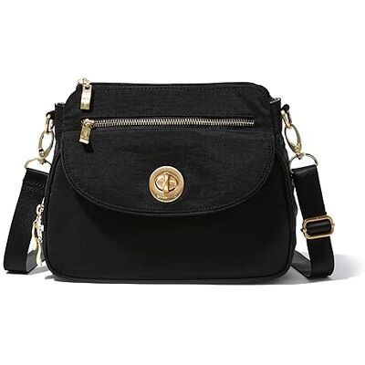 Baggallini Calais Crossbody-Tasche für Damen, 25,4 x 17,8 cm, leicht, wasserabweisend, Reise-Geldbörse, RFID und Innenorganisation, Einheitsgröße Baggallini Calais Crossbody-Tasche für Damen, 25,4 x 17,8 cm, leicht, wasserabweisend, Reise-Geldbörse, RFID und Innenorganisation, Einheitsgröße