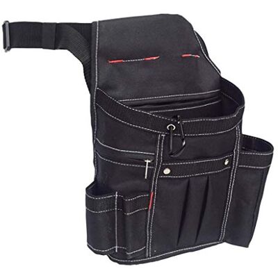Backbayia Aufbewahrungstasche, Gürteltasche, Tasche, Werkzeugtasche, Werkzeugtasche, Größe (schwarz) Backbayia Aufbewahrungstasche, Gürteltasche, Tasche, Werkzeugtasche, Werkzeugtasche, Größe (schwarz)