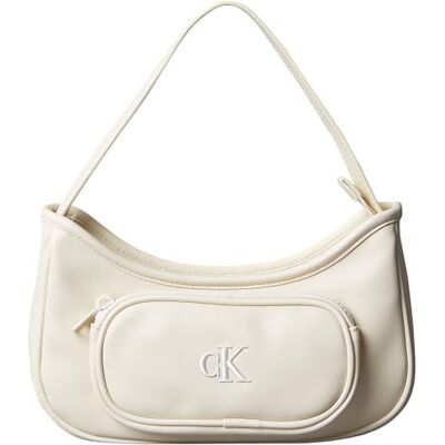 Calvin Kinder Unisex Schultertasche mit Reißverschluss, Beige (Turtledove), Einheitsgröße Calvin Kinder Unisex Schultertasche mit Reißverschluss, Beige (Turtledove), Einheitsgröße