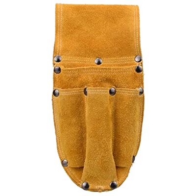 Bbajszx Taillen Werkzeugtasche, gelbe Rindsleder Organizer Tasche, kleine Gürteltasche, professioneller für Schreiner, Organizer Taschen für Reisen Bbajszx Taillen Werkzeugtasche, gelbe Rindsleder Organizer Tasche, kleine Gürteltasche, professioneller für Schreiner, Organizer Taschen für Reisen