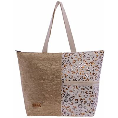 For Time Große Strandtasche Damen mit Reißverschluss Strandtasche Einkaufstasche Shopper für Damen Schultertasche Handtasche Einkaufstasche Sonsoles Mehrfarbig For Time Große Strandtasche Damen mit Reißverschluss Strandtasche Einkaufstasche Shopper für Damen Schultertasche Handtasche Einkaufstasche Sonsoles Mehrfarbig