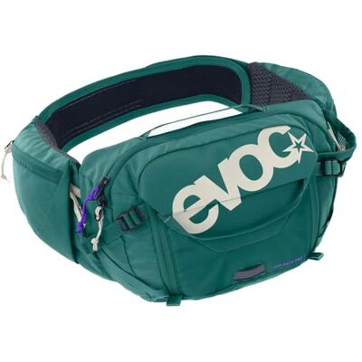 EVOC HIP Pack PRO 3, Hüfttasche (AERO Flex Hüftgurt, Bauchtasche mit AIR Flow Contact System, Mesh-Material, Werkzeugfach, perfekes Fahrradzubehört für Trail-Liebhaber), Bottle Green EVOC HIP Pack PRO 3, Hüfttasche (AERO Flex Hüftgurt, Bauchtasche mit AIR Flow Contact System, Mesh-Material, Werkzeugfach, perfekes Fahrradzubehört für Trail-Liebhaber), Bottle Green