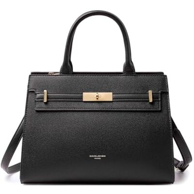 David Jones Damen Handtasche Elegante, Mittelgroße Henkeltasche Gold Gürtel Schnalle Tasche, PU Leder Umhängetasche, Alltag Schultertasche, Stylisch Tote Shopper Arbeit, Modisch Klassisch David Jones Damen Handtasche Elegante, Mittelgroße Henkeltasche Gold Gürtel Schnalle Tasche, PU Leder Umhängetasche, Alltag Schultertasche, Stylisch Tote Shopper Arbeit, Modisch Klassisch