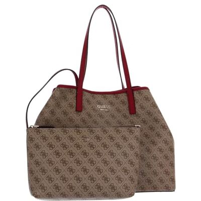 Guess HWSG6995290 VIKKY LARGE TOTE Women braun Size One Size Guess HWSG6995290 VIKKY LARGE TOTE Women braun Size One Size